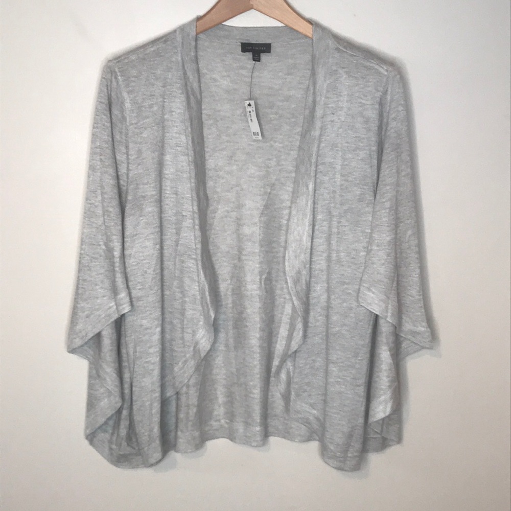 - THE LIMITED NWT Gray Batwing Cardigan Medium